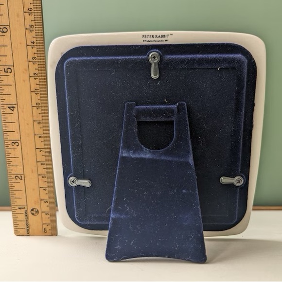 Peter Rabbit Ceramic Picture Frame - White and Purple - Picture 9 of 10